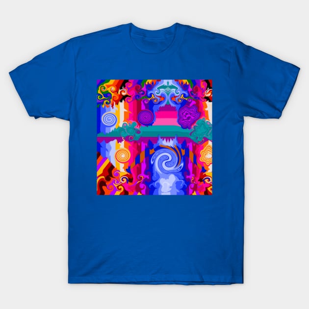 Swirling Abstract Art by Orchid 10 T-Shirt by Orchid's Art